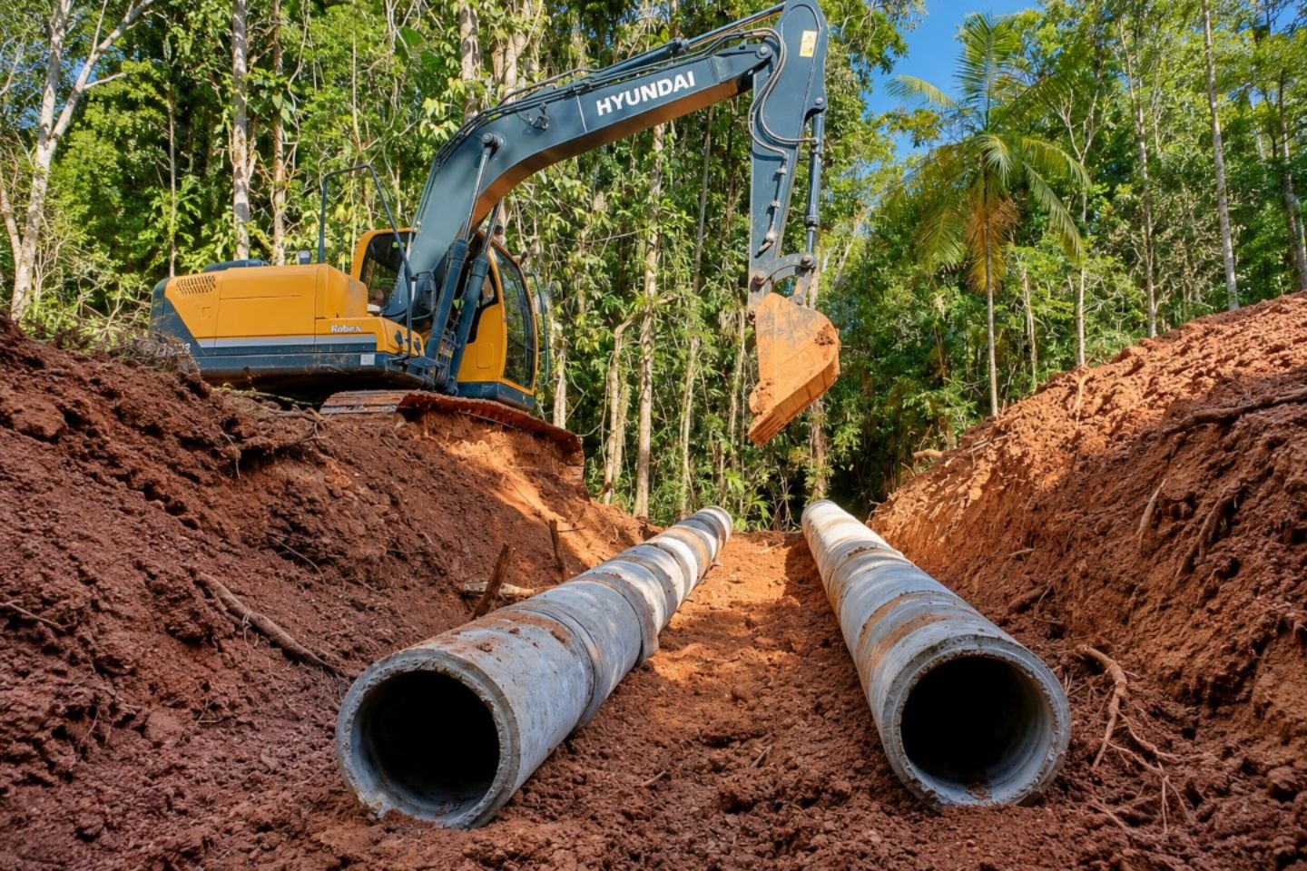 No momento, você está visualizando Construção de redes de águas pluviais, água potável e esgoto em Itajaí/SC